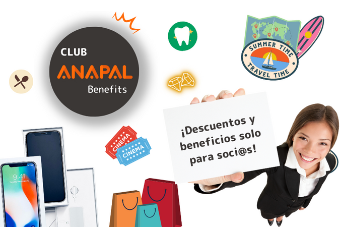 En este momento estás viendo Club ANAPAL ¡Descuentos y beneficios exclusivos solo para socios!